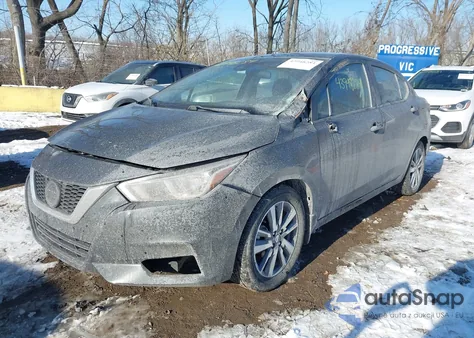2020 Nissan Versa Sv Xtronic Cvt из США, поврежденный, VIN 3N1CN8EV5LL837161